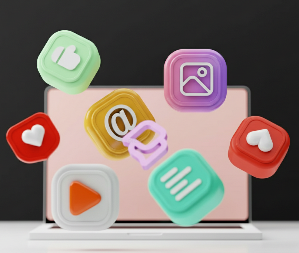 iconos 3d flotando-2